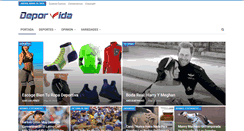 Desktop Screenshot of deporvida.net